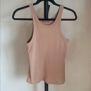 Nuuds Essential Ribbed Tank Sand